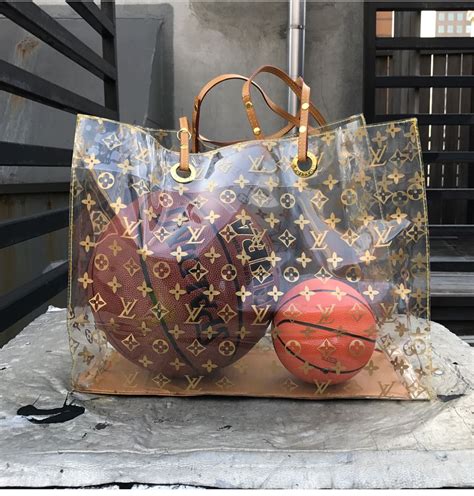 louis vuitton clear plastic bags